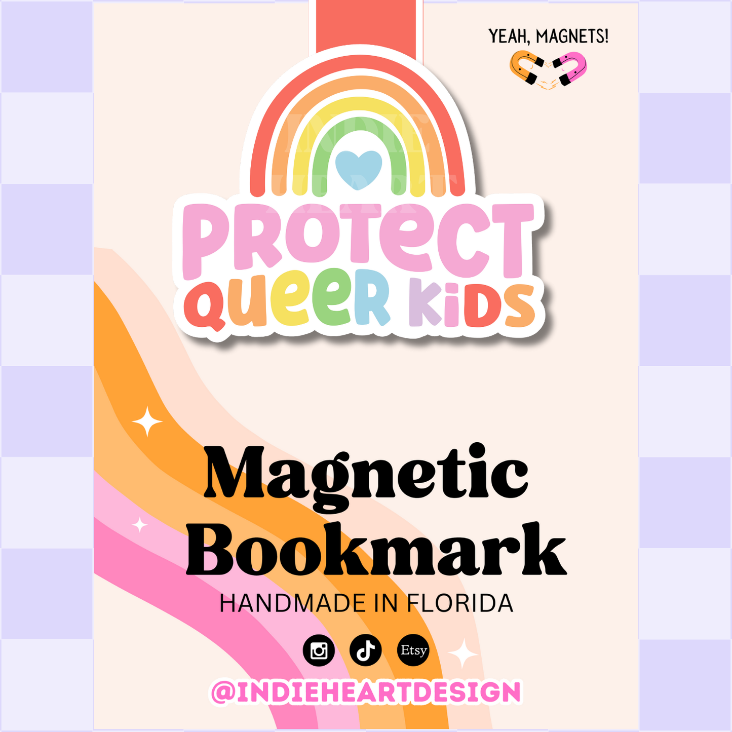 Protect Queer Kids | Magnetic Bookmark