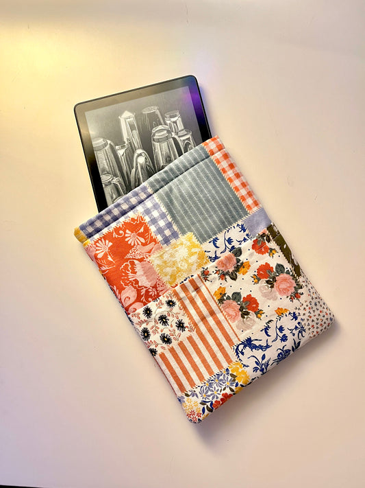 Blue Floral Picnic Kindle/Book Sleeve (Copy)